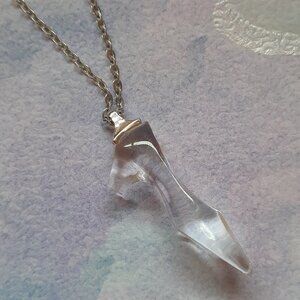 Crystal "The Glass Slipper" Necklace 1978